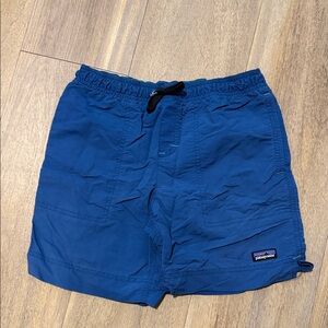 Patagonia Royal Blue Kids Drawstring Shorts